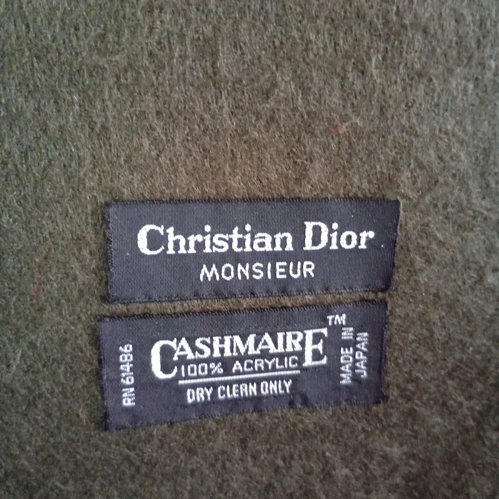 Dior Monsieur Dark Green Scarf - Picture 2 of 6